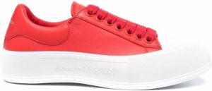 Alexander McQueen Deck low-top sneakers Red