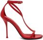 Alexander McQueen Harness 90mm leather sandals Red - Thumbnail 1