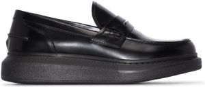 Alexander McQueen Hybrid platform loafers Black