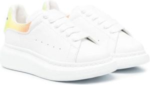 Alexander McQueen Kids calf-leather lo-top sneakers White