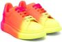 Alexander McQueen Kids gradient-effect lace-up trainers Yellow - Thumbnail 1
