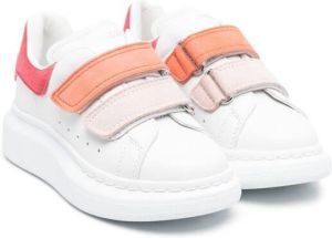 Alexander McQueen Kids Oversized colourblock touch-strap sneakers White