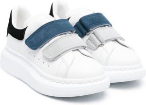 Alexander McQueen Kids Oversized colourblock touch-strap sneakers White