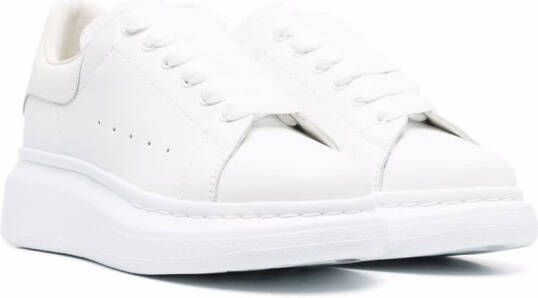 Alexander McQueen Kids Oversized low-top sneakers White