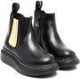 Alexander McQueen Kids slip-on ankle boots Black - Thumbnail 1