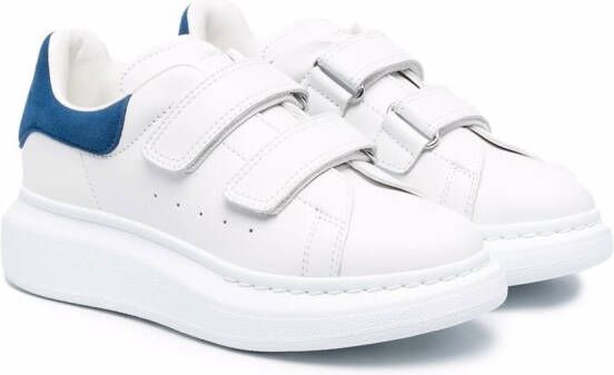 Alexander McQueen Kids touch-strap low-top sneakers White