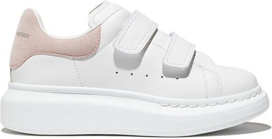 Alexander McQueen Kids touch-strap sneakers White