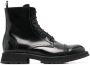 Alexander McQueen lace-up leather ankle boots Black - Thumbnail 1