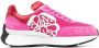 Alexander McQueen leather logo-print lace-up sneakers Pink - Thumbnail 1