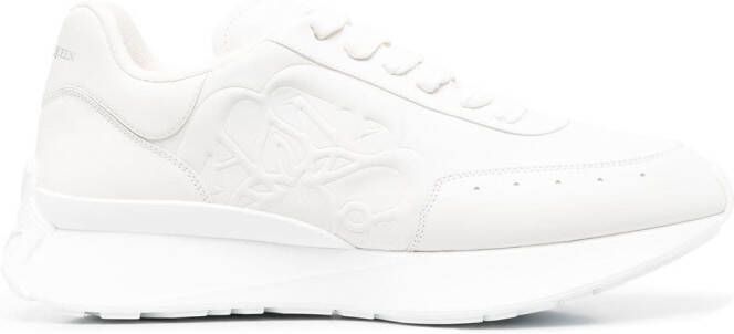 Alexander McQueen leather low-top sneakers White