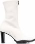 Alexander McQueen leather mid-calf 90mm boots White - Thumbnail 1