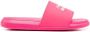 Alexander McQueen logo-appliqué slides Pink - Thumbnail 1