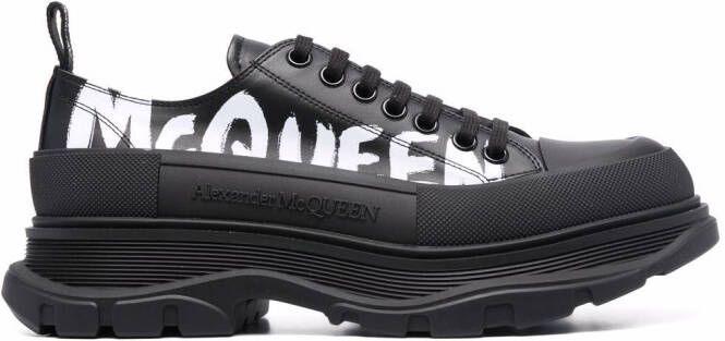 Alexander McQueen logo-print low-top sneakers Black