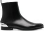 Alexander McQueen metal-heel leather boots Black - Thumbnail 1