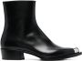 Alexander McQueen metal toecap ankle boots Black - Thumbnail 1