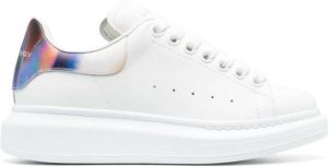 Alexander McQueen Oversized contrast-heel low-top sneakers White