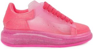Alexander McQueen Oversized glitter rubber sneakers Pink