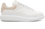 Alexander McQueen Oversized lace-up leather sneakers White - Thumbnail 1