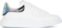 Alexander McQueen Oversized lace-up low-top sneakers White - Thumbnail 1