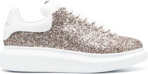 Alexander McQueen Oversized lace-up sneakers Neutrals