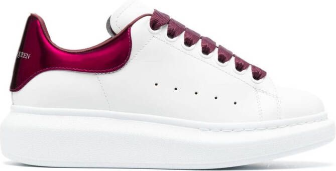Alexander McQueen Oversized lace-up sneakers White