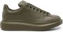 Alexander McQueen Oversized leather sneakers Green - Thumbnail 1