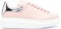 Alexander McQueen Oversized leather sneakers Pink - Thumbnail 1