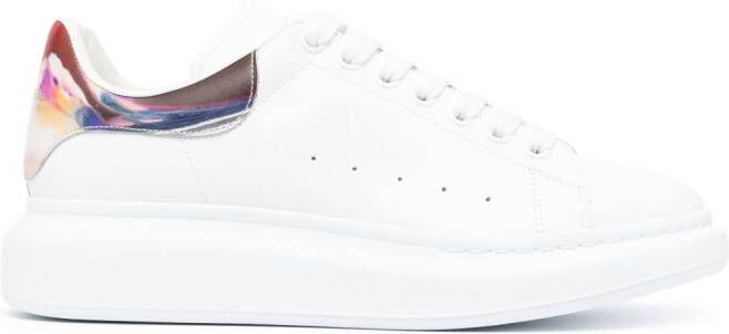 Alexander McQueen oversized leather sneakers White