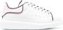 Alexander McQueen Oversized low-top leather sneakers White - Thumbnail 1