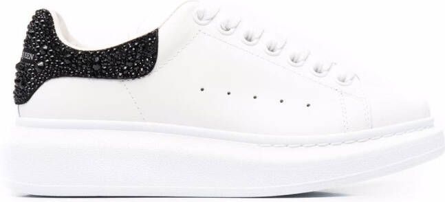 Alexander McQueen Oversized studded low-top sneakers White