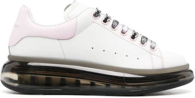 Alexander McQueen Oversized transparent sole sneakers White