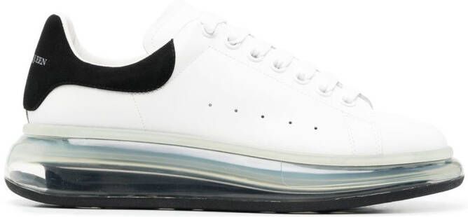 Alexander McQueen Oversized transparent-sole sneakers White