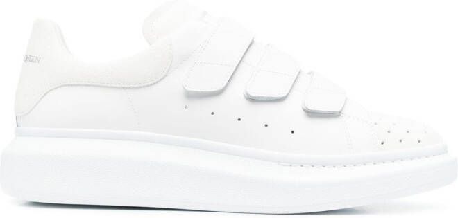 Alexander McQueen Oversized Triple touch-strap sneakers White
