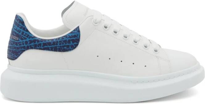 Alexander McQueen panelled leather sneakers White