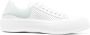 Alexander McQueen perforated low-top leather sneakers White - Thumbnail 1