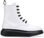Alexander McQueen platform ankle boots White - Thumbnail 1