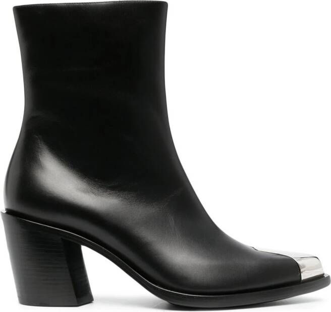 Alexander McQueen pointed-toe ankle boots Black