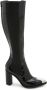 Alexander McQueen pointed toe knee-length boots Black - Thumbnail 1