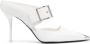 Alexander McQueen Punk 90mm buckled mules White - Thumbnail 1