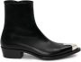 Alexander McQueen Punk leather boots Black - Thumbnail 1