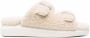 Alexander McQueen shearling flat sandals Neutrals - Thumbnail 1