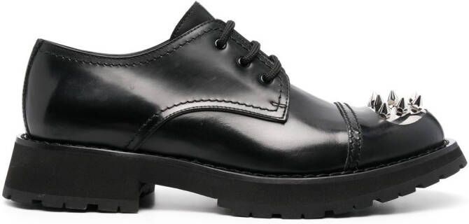 Alexander McQueen spike-stud Derby shoes Black