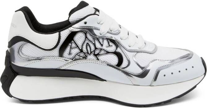 Alexander McQueen Sprint Runner printed low-top sneakers White