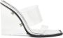 Alexander McQueen square-toe wedge-platform sandals Silver - Thumbnail 1