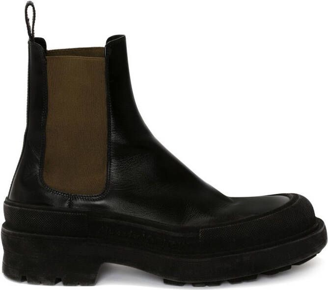 Alexander McQueen Stack Chelsea boots Black