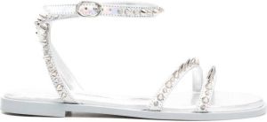 Alexander McQueen strap-detail sandals Silver