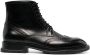 Alexander McQueen textured lace-up boots Black - Thumbnail 1