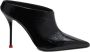 Alexander McQueen Thorn 90mm patent-leather point-toe mules Black - Thumbnail 1