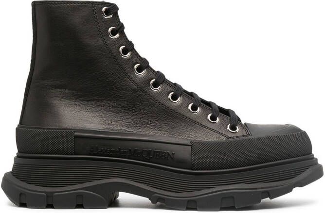 Alexander McQueen Tread ankle boots Black
