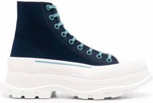 Alexander McQueen Tread high-top sneakers Blue